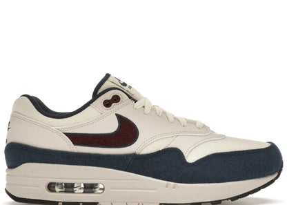 Nike Air Max 1 Coconut Milk Burgundy Crush Navy