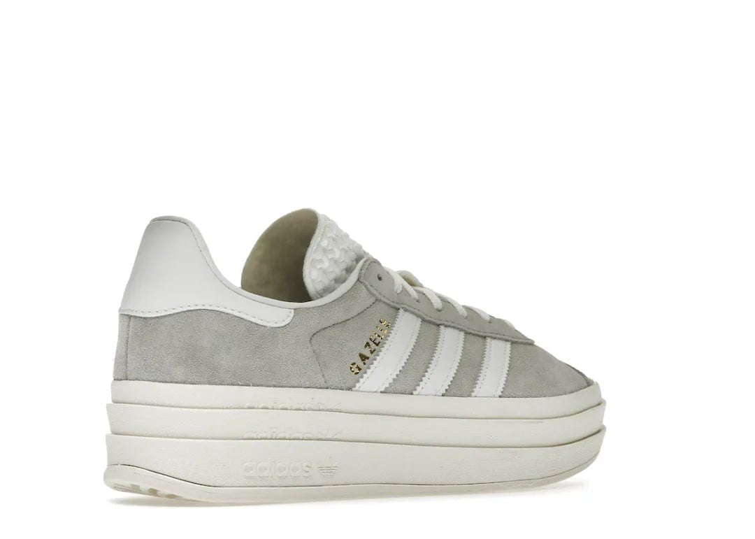 Adidas Gazelle Bold Grey White - PLUGSNEAKRS