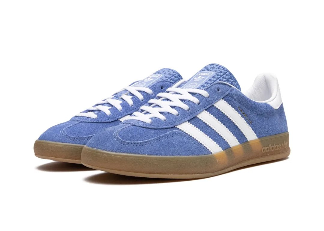 Adidas Gazelle Indoor Blue Fusion Gum - PLUGSNEAKRS