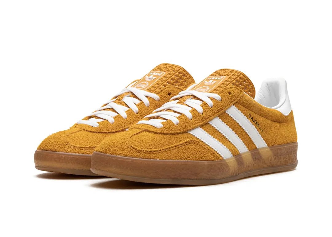 Adidas Gazelle Indoor Orange Peel White - PLUGSNEAKRS