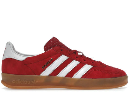 Adidas Gazelle Scarlet Cloud White - PLUGSNEAKRS