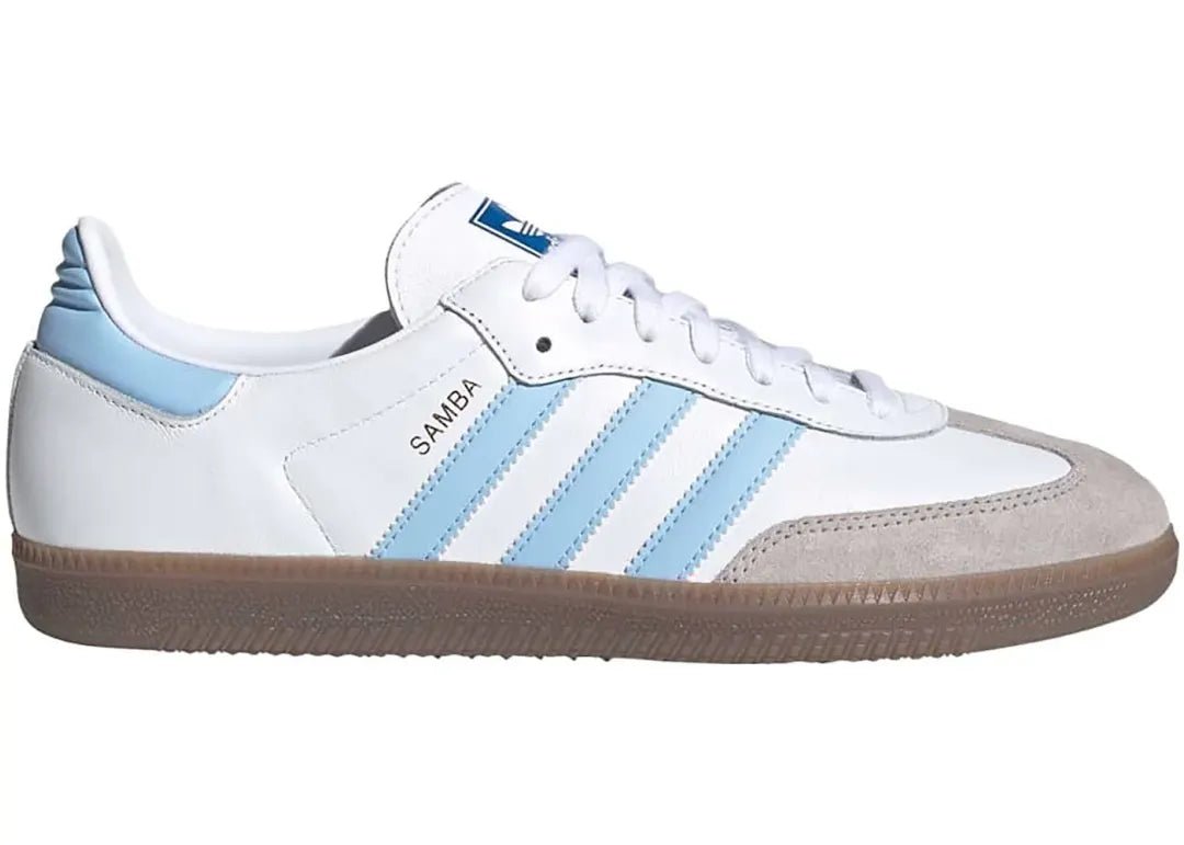 Adidas Samba OG Cloud White Clear Sky - PLUGSNEAKRS