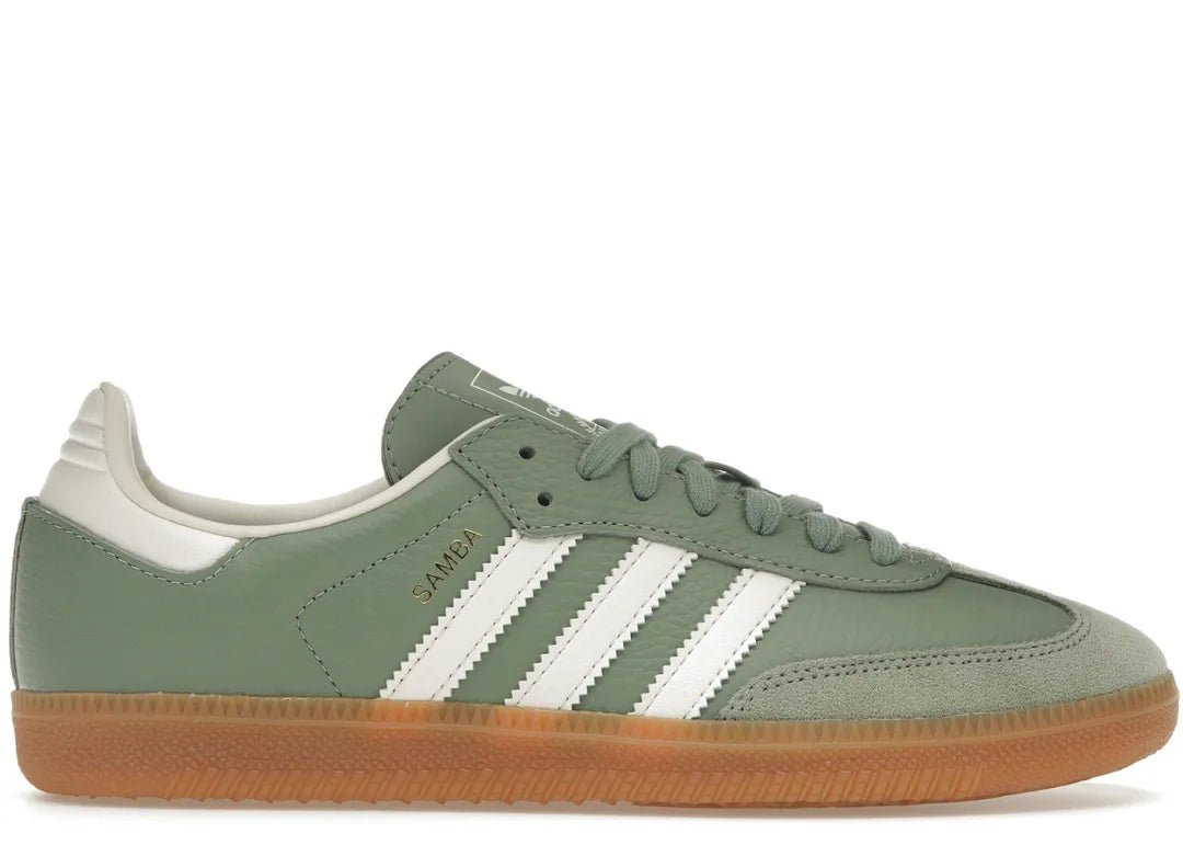 Adidas Samba OG Silver Green - PLUGSNEAKRS