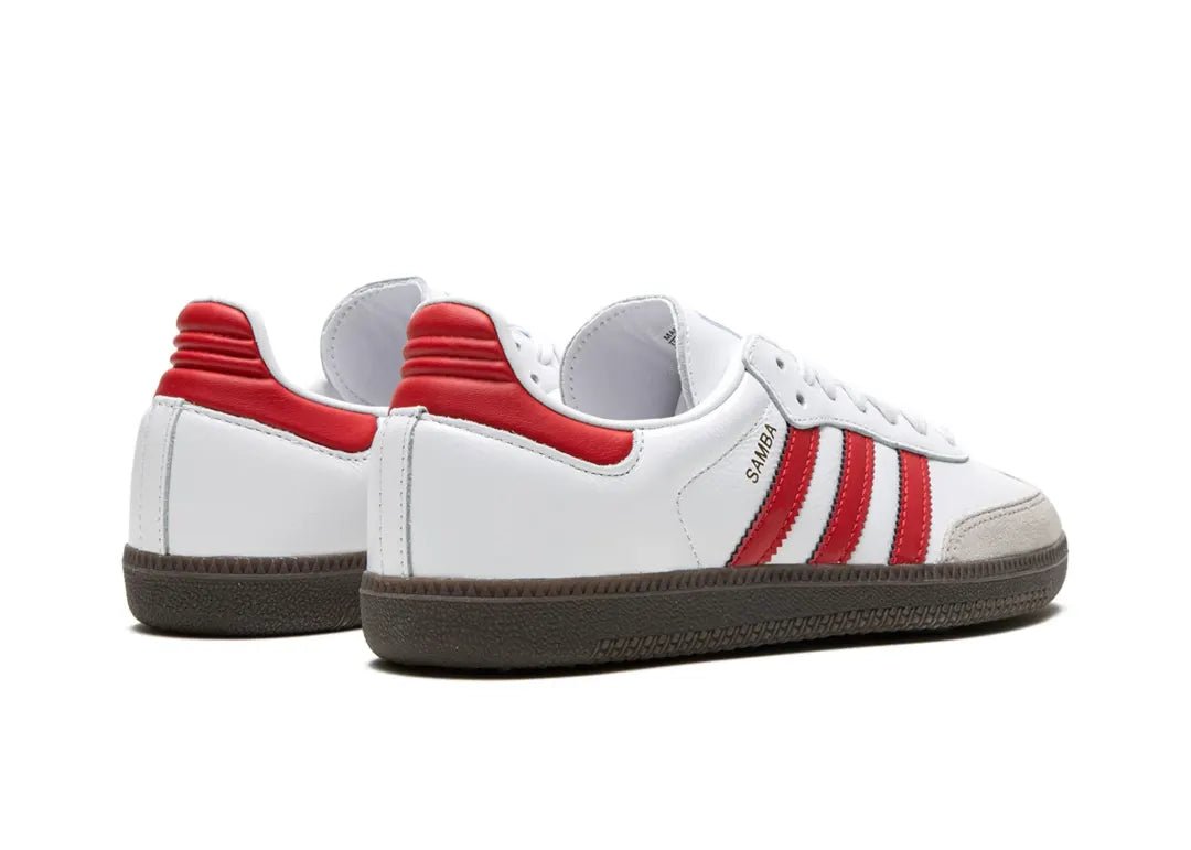 Adidas Samba OG White Better Scarlet - PLUGSNEAKRS