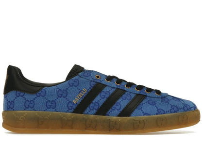 Adidas x Gucci Gazelle Blue GG Monogram - PLUGSNEAKRS