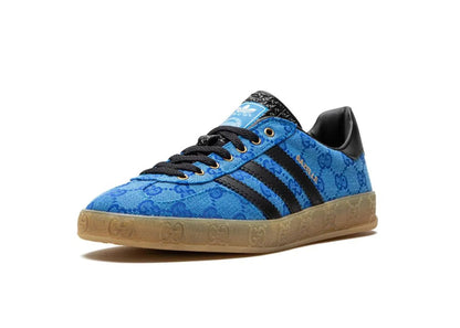 Adidas x Gucci Gazelle Blue GG Monogram - PLUGSNEAKRS