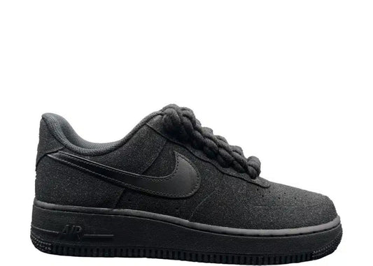 Cordones tipo cuerda Nike Air Force 1 en color negro