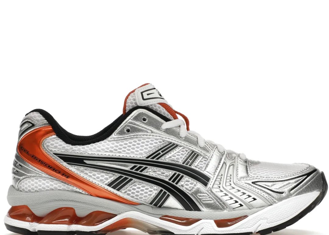 ASICS Gel-Kayano 14 White Piquant Orange - PLUGSNEAKRS