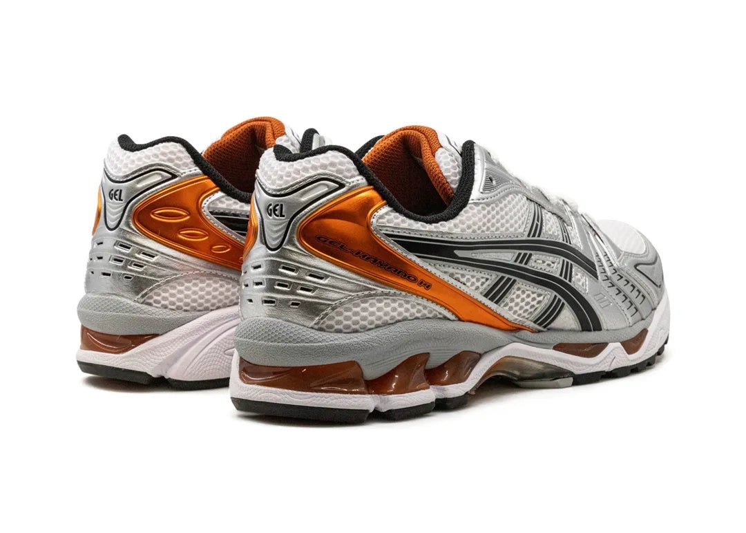 ASICS Gel-Kayano 14 White Piquant Orange - PLUGSNEAKRS