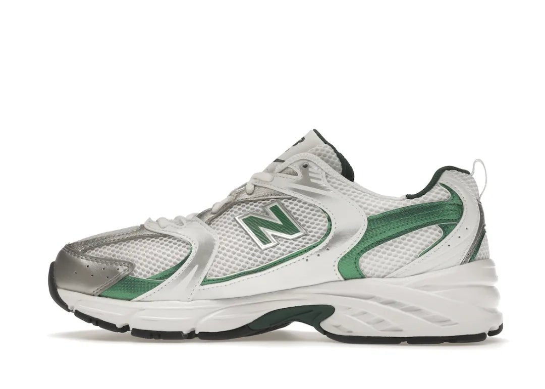 New Balance 530 White Nightwatch Green - PLUGSNEAKRS