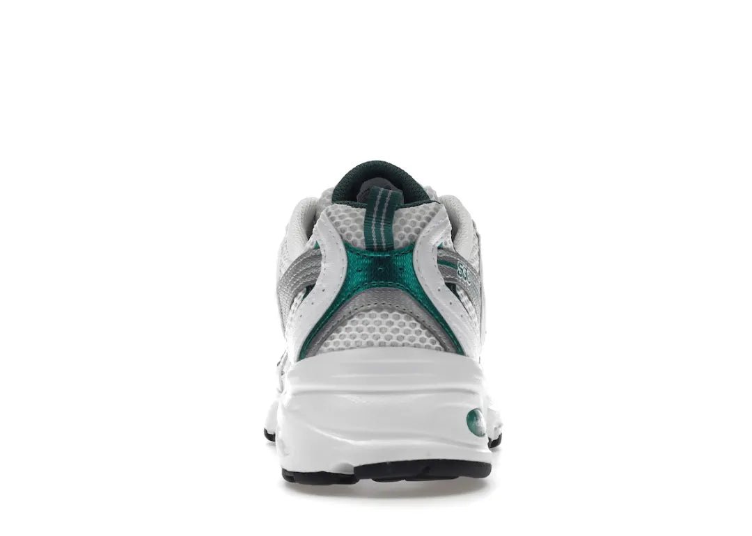 New Balance 530 White Silver Green - PLUGSNEAKRS