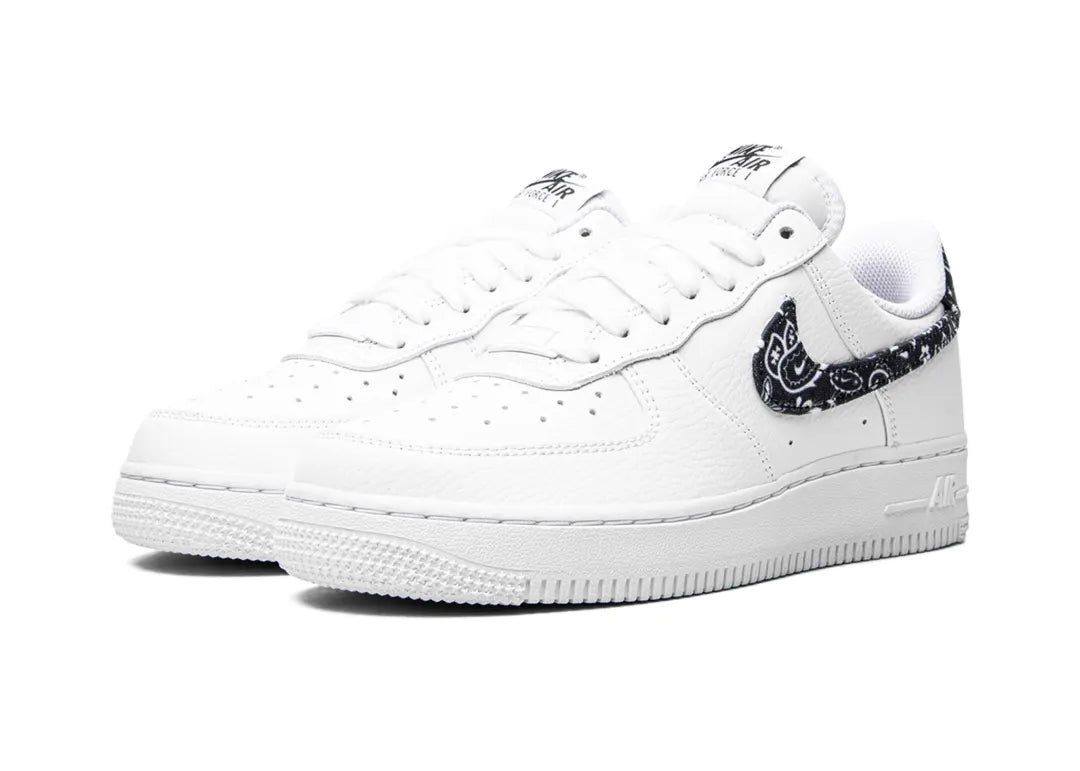 Nike Air Force 1 Low '07 Essential White Black Paisley - PLUGSNEAKRS