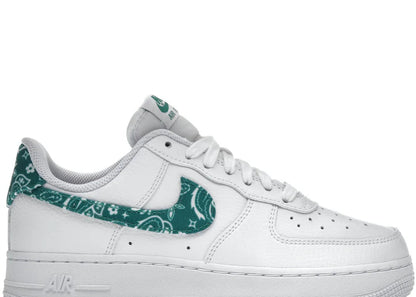 Nike Air Force 1 Low '07 Essential White Green Paisley (W) - PLUGSNEAKRS