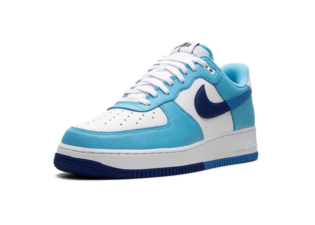 Nike Air Force 1 Low '07 LV8 Split Light Photo Blue Deep Royal - PLUGSNEAKRS