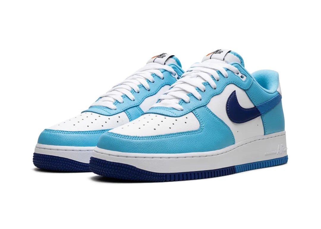 Nike Air Force 1 Low '07 LV8 Split Light Photo Blue Deep Royal - PLUGSNEAKRS