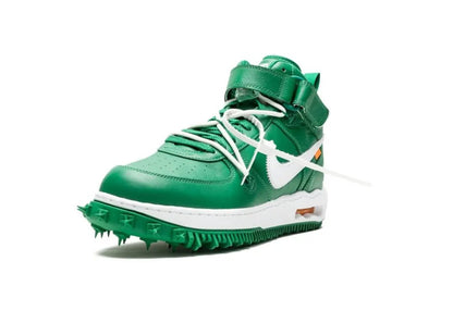 Nike Air Force 1 Mid Off-White Pine Green - PLUGSNEAKRS