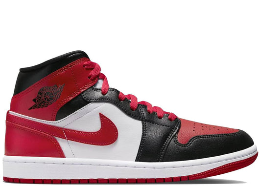 Nike Air Jordan 1 Mid Alternate Bred Toe - PLUGSNEAKRS