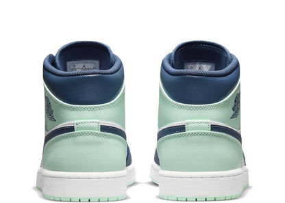 Nike Air Jordan 1 Mid Mystic Navy Mint Foam - PLUGSNEAKRS