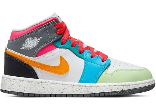 Nike Air Jordan 1 Mid SE Multi - Color (GS) - PLUGSNEAKRS