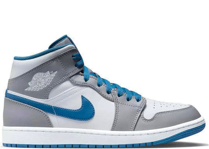 Nike Air Jordan 1 Mid True Blue - PLUGSNEAKRS