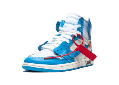 Nike Air Jordan 1 Retro High Off-White University Blue - PLUGSNEAKRS