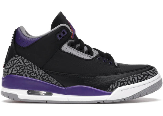 Nike Air Jordan 3 Retro Noir Court Violet