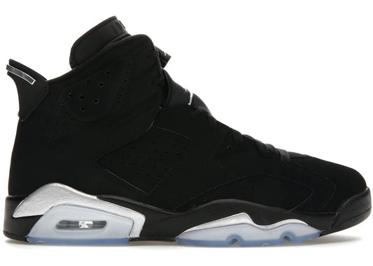 Nike Air Jordan 6 Retro Cromo Metálico Plata