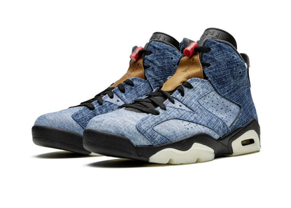 Nike Air Jordan 6 Retro Gewassen Denim