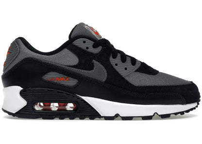 Nike Air Max 90 Grey Black Red - PLUGSNEAKRS