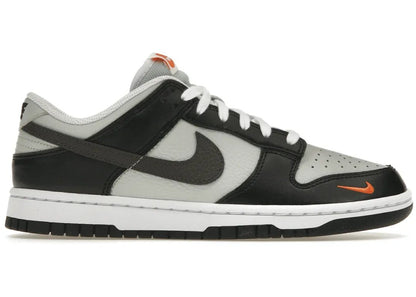 Mini Swoosh Nike Dunk Low Black Total Orange