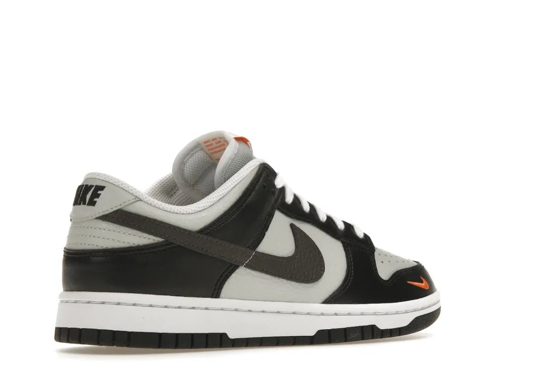 Nike Dunk Low Black Total Orange Mini Swoosh