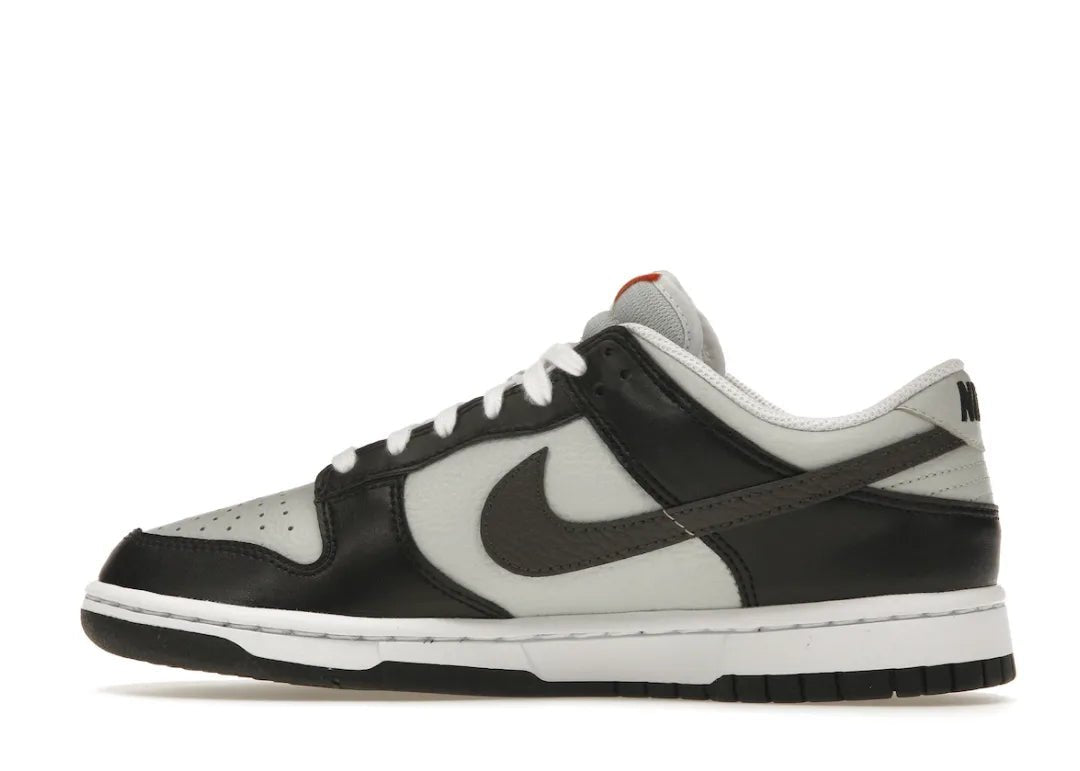 Nike Dunk Low Black Total Orange Mini Swoosh