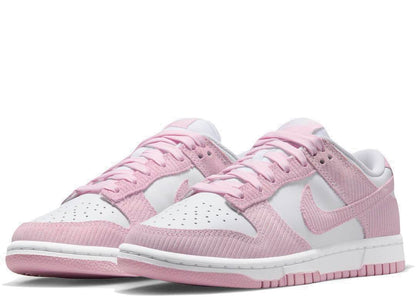 Nike Dunk Low Rosa Veludo Cotelê