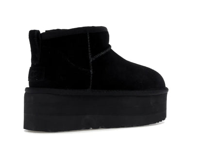 Buty UGG Classic Ultra Mini na platformie czarne (W)